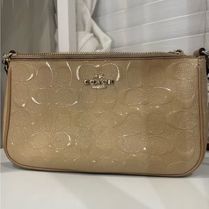 Coach tan crossbody